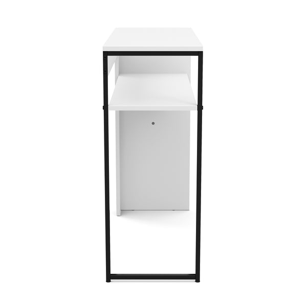 Konsolentisch CALMAN 80 x 75 cm weiss/schwarz