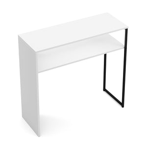 Konsolentisch CALMAN 80 x 75 cm weiss/schwarz