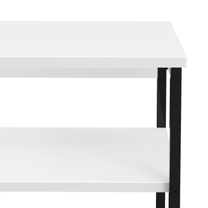 Konsolentisch CALMAN 80 x 75 cm weiss/schwarz
