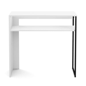 Konsolentisch CALMAN 80 x 75 cm weiss/schwarz