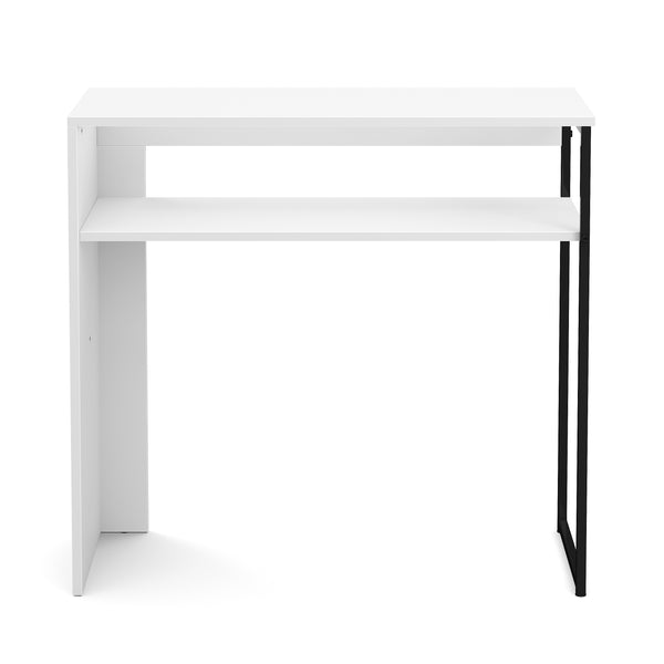 Konsolentisch CALMAN 80 x 75 cm weiss/schwarz