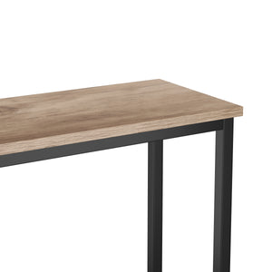 Konsolentisch CONSOLA 75 x 75 cm braun/schwarz