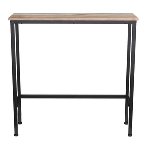 Konsolentisch CONSOLA 75 x 75 cm braun/schwarz