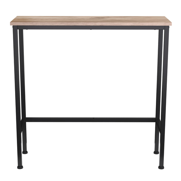 Konsolentisch CONSOLA 75 x 75 cm braun/schwarz
