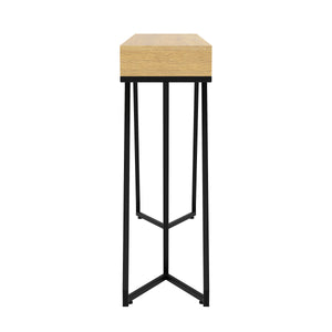 Konsolentisch FENWICK 140 x 90 cm braun/schwarz
