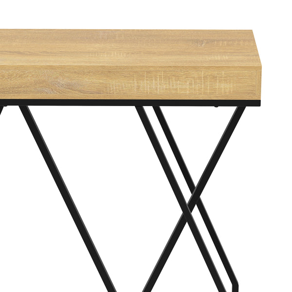 Konsolentisch FENWICK 140 x 90 cm braun/schwarz