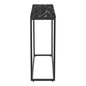 Konsolentisch Kittilä 80x100x30cm Schwarz Marmoroptik