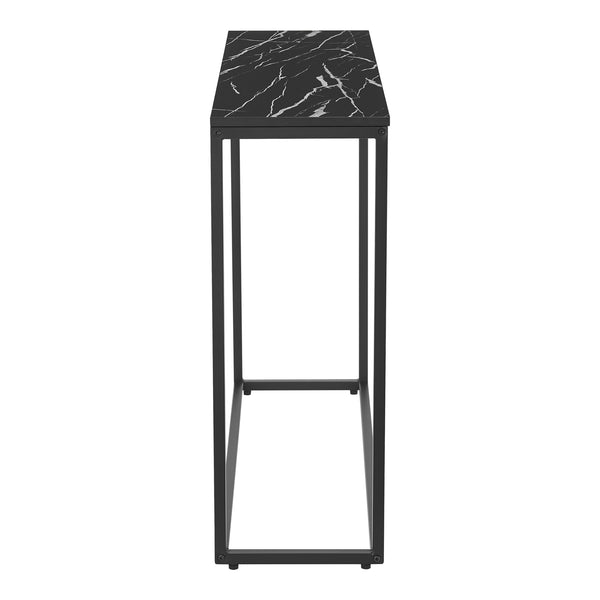 Konsolentisch Kittilä 80x100x30cm Schwarz Marmoroptik
