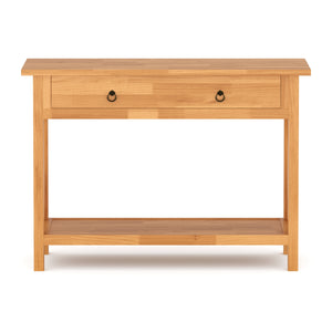 Konsolentisch Holz CEDAR 107 x 76 cm natur