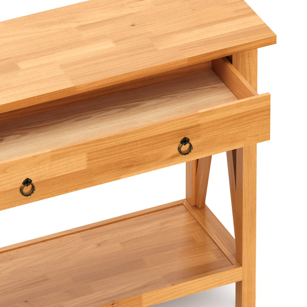 Konsolentisch Holz CEDAR 107 x 76 cm natur