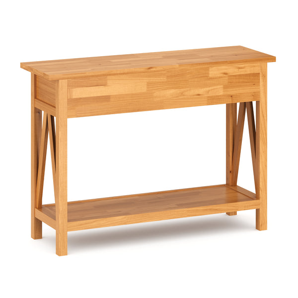 Konsolentisch Holz CEDAR 107 x 76 cm natur