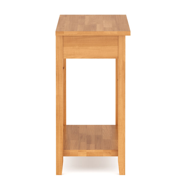 Konsolentisch Holz LUCENT 80 x 76 cm natur