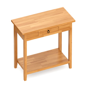 Konsolentisch Holz LUCENT 80 x 76 cm natur