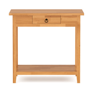 Konsolentisch Holz LUCENT 80 x 76 cm natur