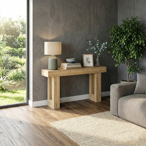 Konsolentisch STONEWARD 160 x 85 cm braun