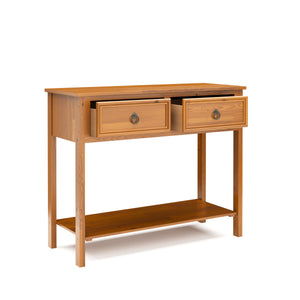 Konsolentisch Holz TONY 2 Schubladen