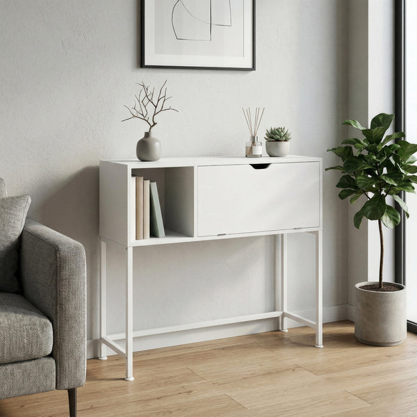 Konsolentisch ISEN 92 x 80 cm weiss