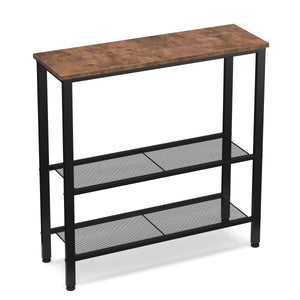 Konsolentisch Vintage BONITA mit 3 Ablagen 75 x 75 cm