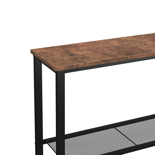 Konsolentisch Vintage BONITA mit 3 Ablagen 75 x 75 cm