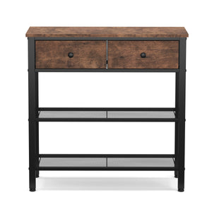 Konsolentisch Vintage BONITA mit Schubladen 75 x 75 cm