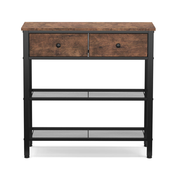 Konsolentisch Vintage BONITA mit Schubladen 75 x 75 cm