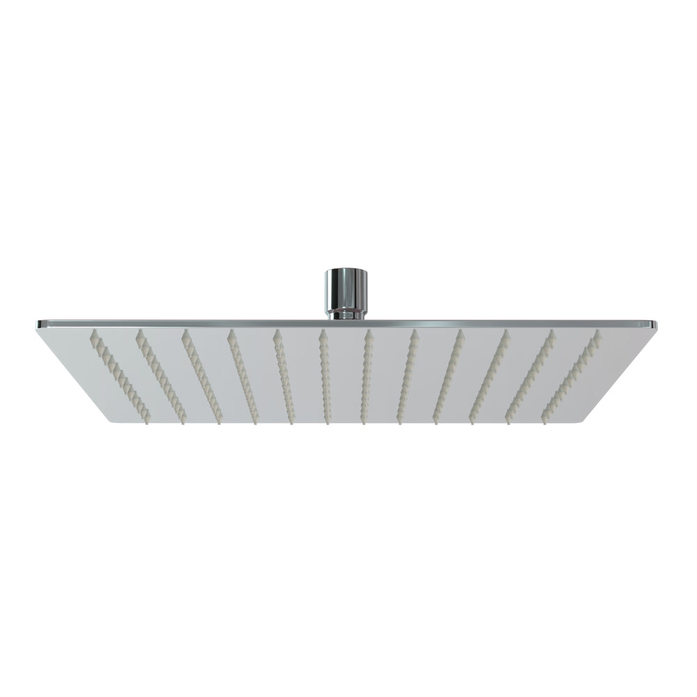 Soffione doccia quadrato in acciaio inox