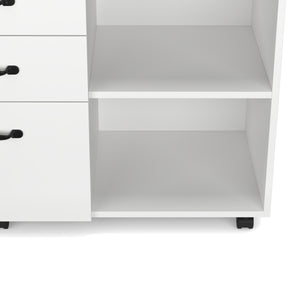 Korpus Aktenschrank ORMEX mit 3 Schubladen und 2 Fächern weiss