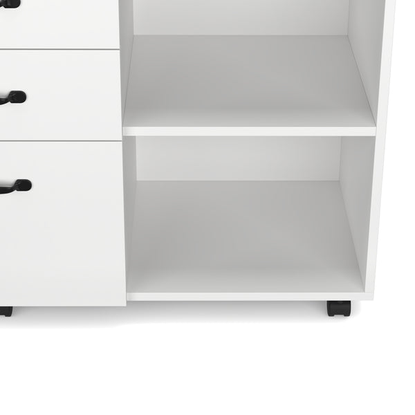 Korpus Aktenschrank ORMEX mit 3 Schubladen und 2 Fächern weiss