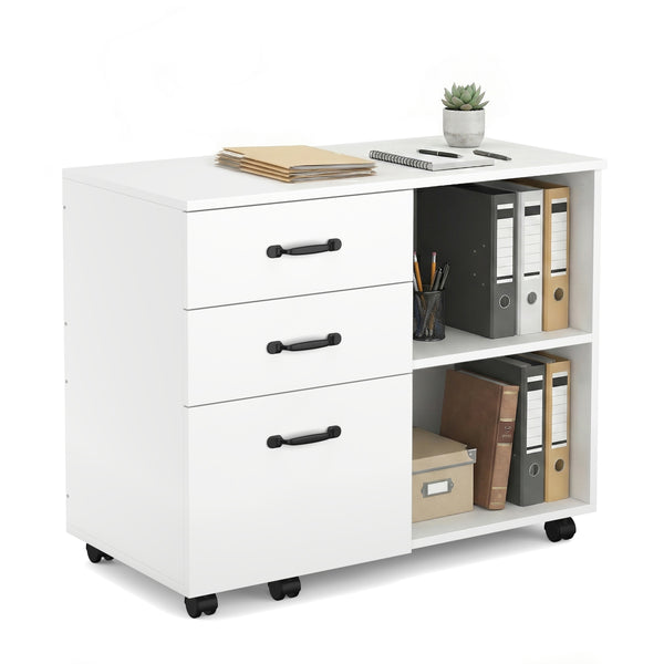 Korpus Aktenschrank ORMEX mit 3 Schubladen und 2 Fächern weiss