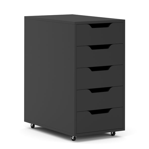 Korpus BEMI 5 Schubladen schwarz