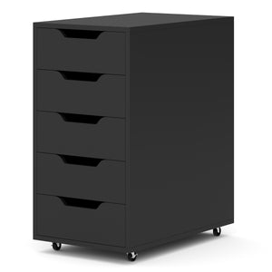 Korpus BEMI 5 Schubladen schwarz