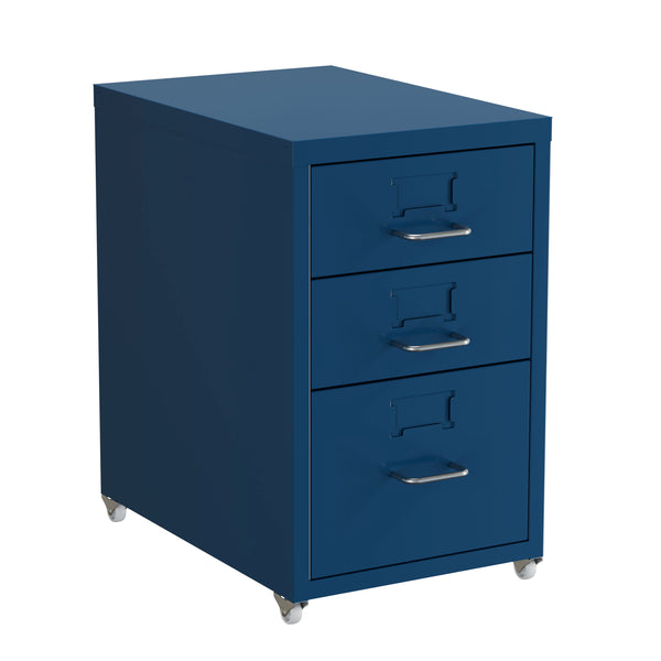 Korpus CUBIX 3 Schubladen dunkelblau