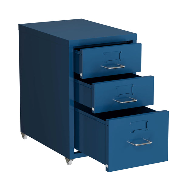 Korpus CUBIX 3 Schubladen dunkelblau