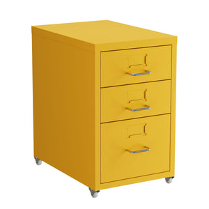 Korpus CUBIX 3 Schubladen gelb