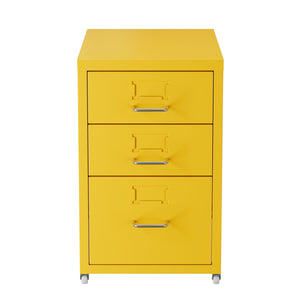 Korpus CUBIX 3 Schubladen gelb