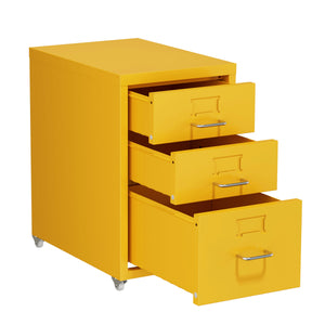 Korpus CUBIX 3 Schubladen gelb