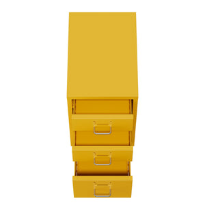 Korpus CUBIX 3 Schubladen gelb