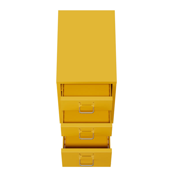 Korpus CUBIX 3 Schubladen gelb