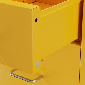Korpus CUBIX 3 Schubladen gelb