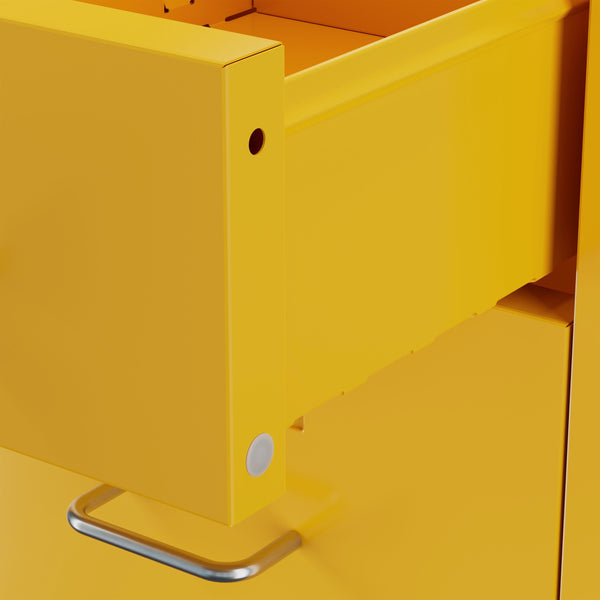 Korpus CUBIX 3 Schubladen gelb