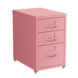 Korpus CUBIX 3 Schubladen rosa