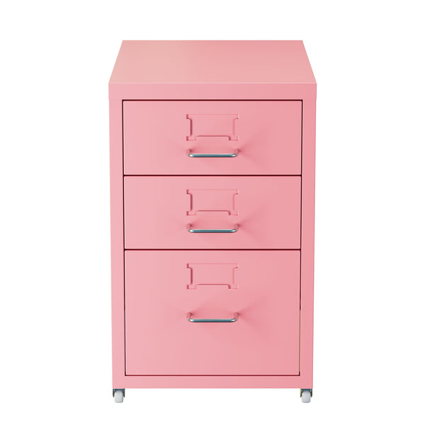 Korpus CUBIX 3 Schubladen rosa