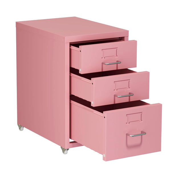 Korpus CUBIX 3 Schubladen rosa