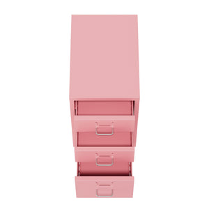 Korpus CUBIX 3 Schubladen rosa