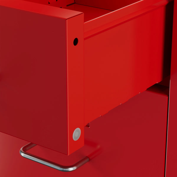 Korpus CUBIX 3 Schubladen rot