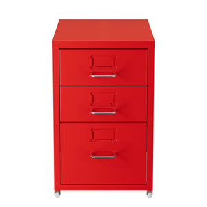 Korpus CUBIX 3 Schubladen rot
