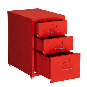 Korpus CUBIX 3 Schubladen rot