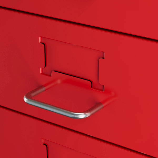 Korpus CUBIX 3 Schubladen rot