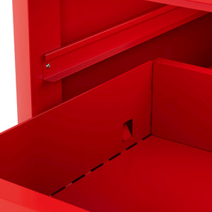 Korpus CUBIX 3 Schubladen rot