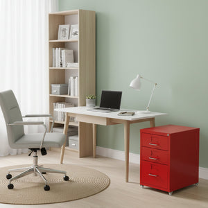 Korpus CUBIX 3 Schubladen rot